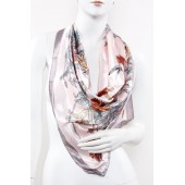 Fashion Square Silky Scarf 11 90x90cm